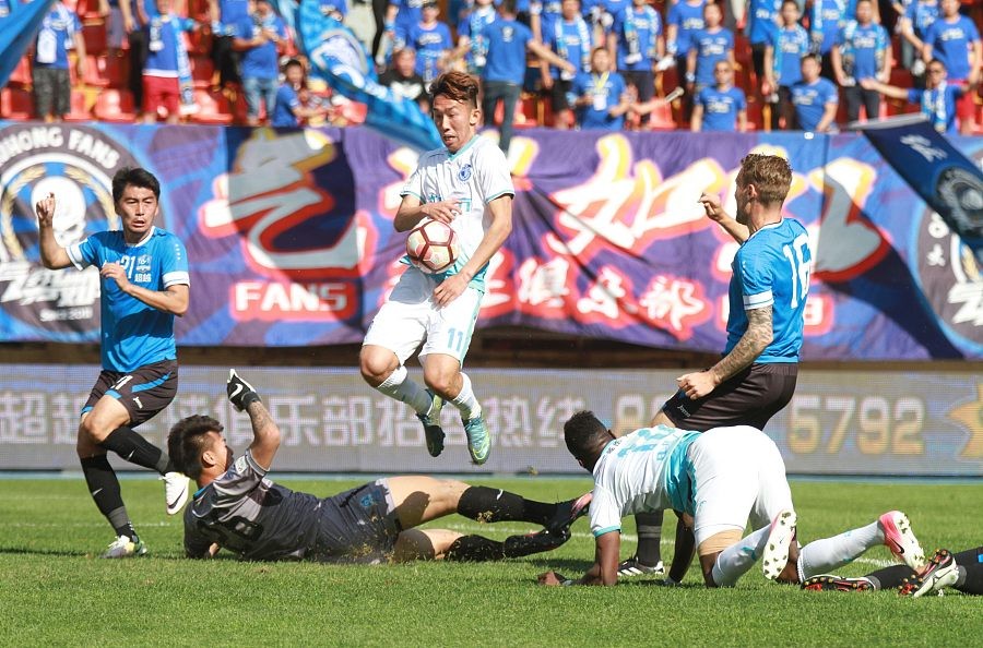 大连一方主场力克青岛黄海,豪取胜利 大连一方主场力克青岛黄海,豪取胜利