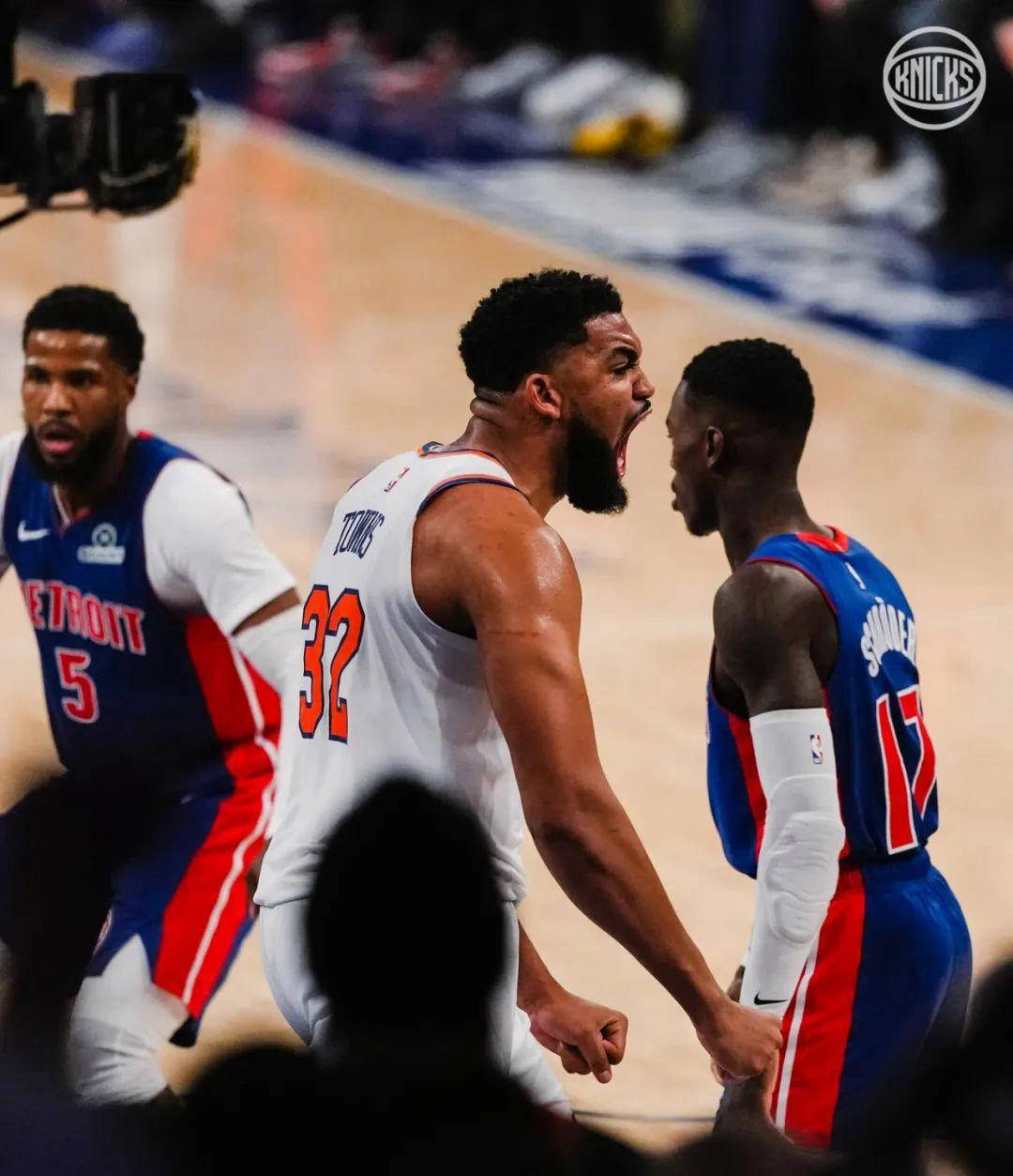 尼克斯客场击败活塞,兰比德挺身而出 尼克斯客场击败活塞,兰比德挺身而出