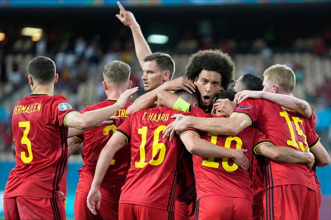 包含比利时队以出色的表现赢得了与爱尔兰队的比赛的词条