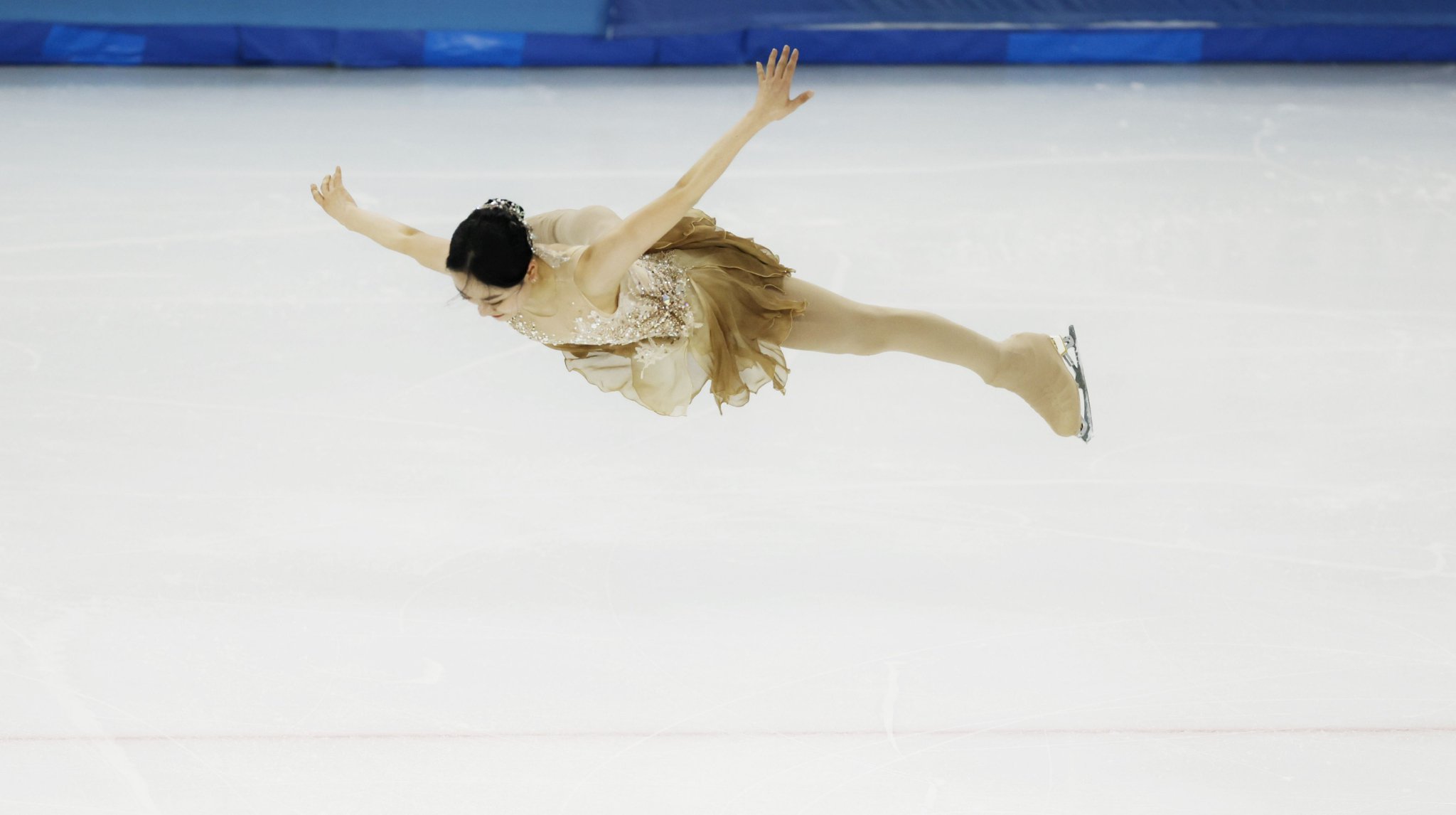 韩国花样滑冰选手以完美表现获得第一名 韩国花样滑冰选手以完美表现获得第一名