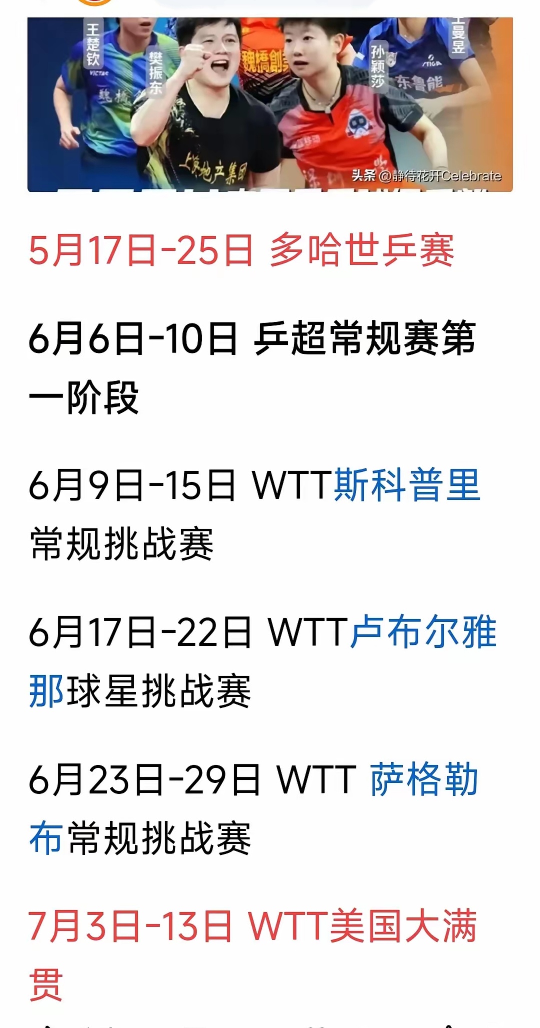 重要比赛冠军将前往外国挑战 重要比赛冠军将前往外国挑战