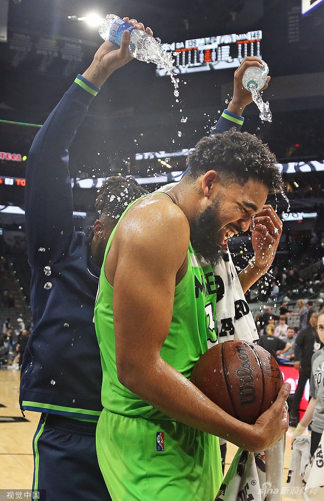 森林狼大胜马刺,铁扇公主独揽分 森林狼大胜马刺,铁扇公主独揽分